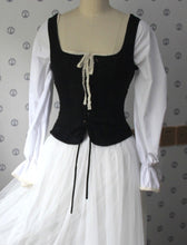 Load image into Gallery viewer, vintage corset vintage stay victorian corset vintage top vintage blouse handmade corset cottagecore corset WAISTCOAT
