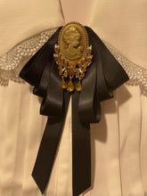 Load image into Gallery viewer, Retro Style Bow Tie Brooch Collar Pin
