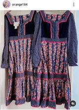 Load image into Gallery viewer, Handmade Gunne Sax Remake Cabbage Rose Long sleeves Dress
