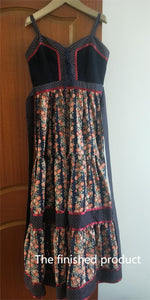 gunnesax dress vintage dress 70s dress prairie dress gunnesax sundress