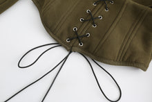 Load image into Gallery viewer, Handmade Corset Hoodie [ELF RANGER]

