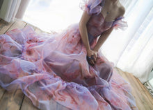 Load image into Gallery viewer, Vintage dress cottagecore dress fairycore dress 70s dress 30s 50s dress victorian edwardian dress prom dress party dress spaghetti dress coacktail dress
