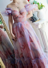 Load image into Gallery viewer, Vintage dress cottagecore dress fairycore dress 70s dress 30s 50s dress victorian edwardian dress prom dress party dress spaghetti dress coacktail dress
