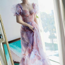 Load image into Gallery viewer, Vintage dress cottagecore dress fairycore dress 70s dress 30s 50s dress victorian edwardian dress prom dress party dress spaghetti dress coacktail dress
