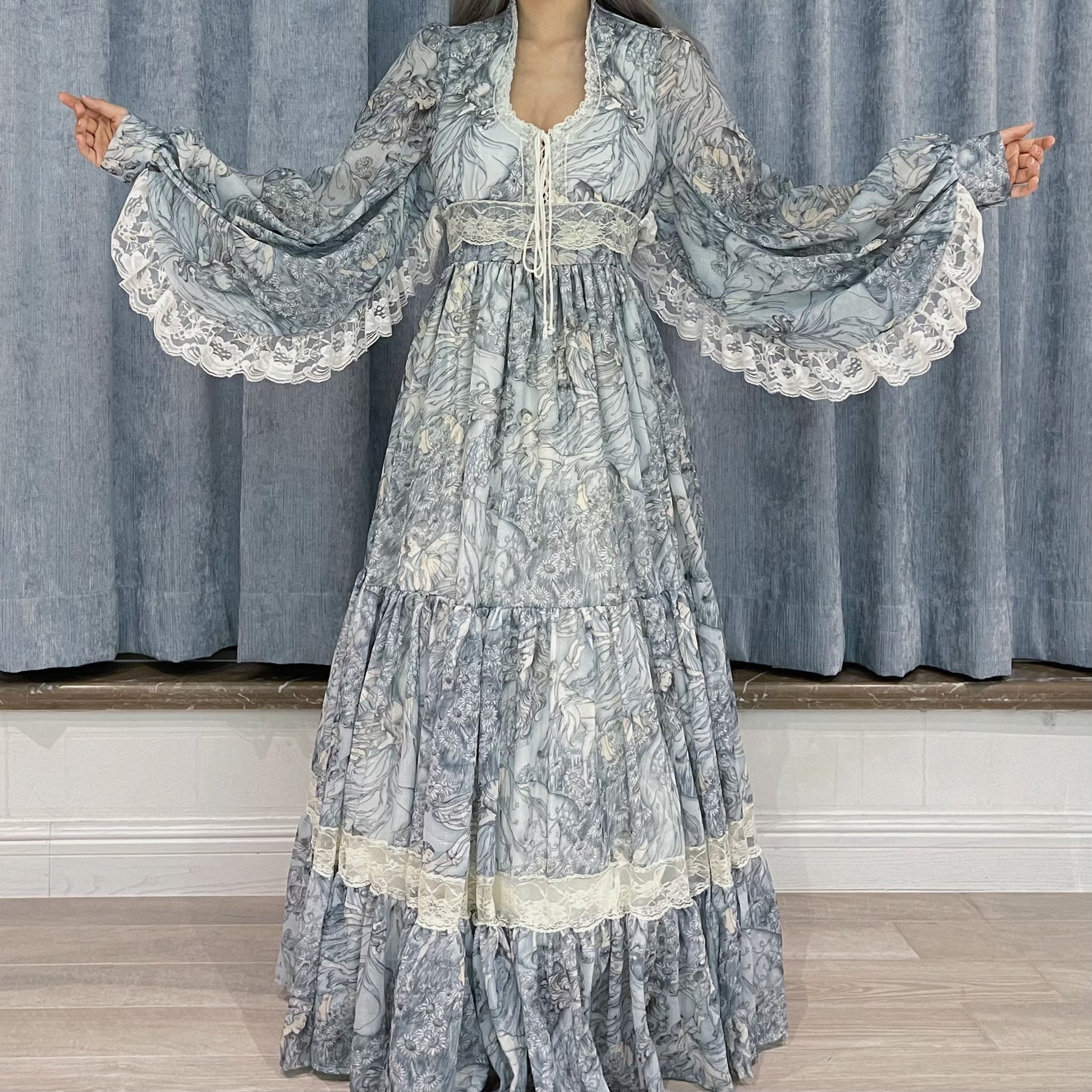 gunne sax fairy dress Vintage Gunne Sax fairy dress photoshoot