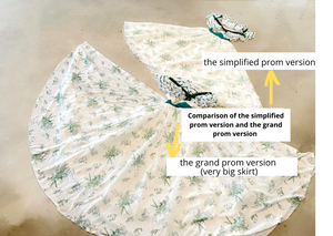 [Handmade] Gone with the Wind Vintage Reproduction custom made floral Prom Dress